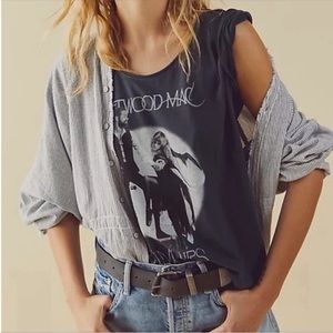 Fleetwood Mac Rumors Uneck Daydreamer Free People 60’s Rock Band Concert T-shirt